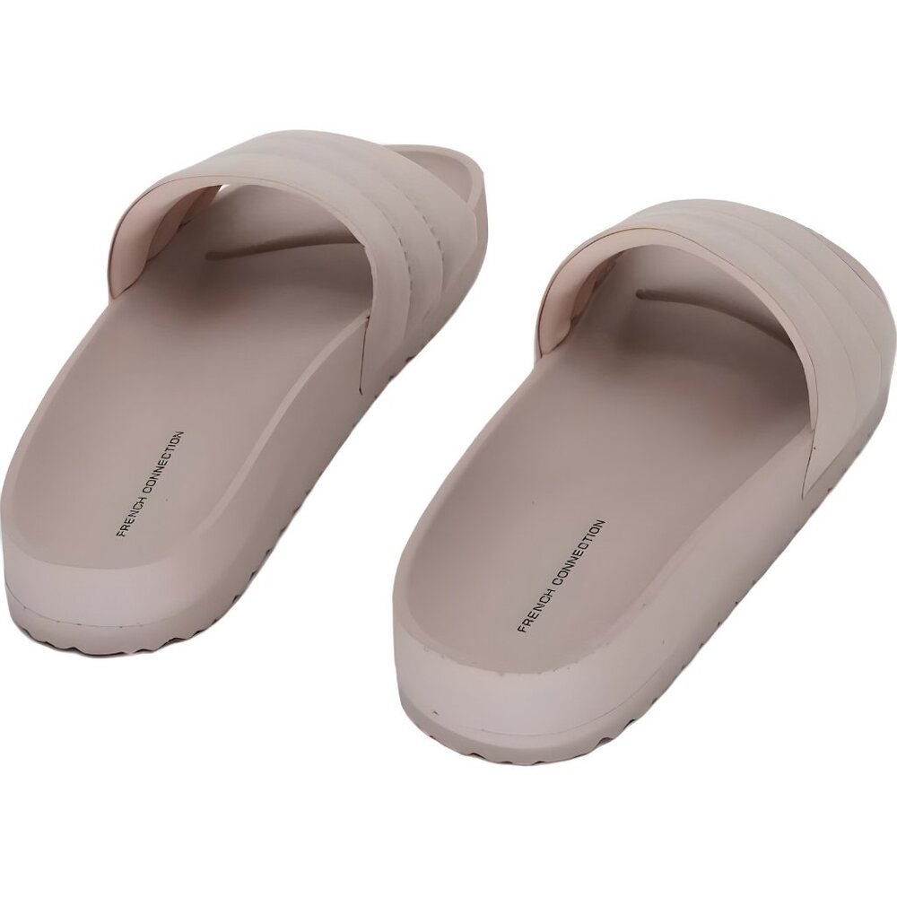 French Connection Blush Pink Slide Sandals - Picture 3 of 6
